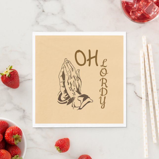 Oh Lordy Papiertaschentuch Serviette (Beispiel)