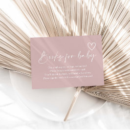 Oh Mädchen Babydusche Bücher für Baby Begleitkarte