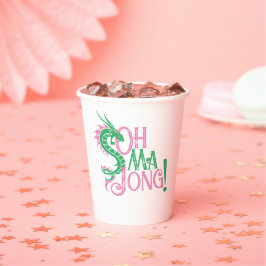 Oh Mah Jong! | Mah-Jongg Pappbecher