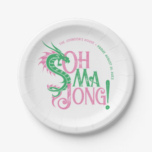 Oh Mah Jong! Mah-Jongg Pappteller