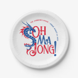 Oh Mah Jong! | Mah-Jongg Pappteller
