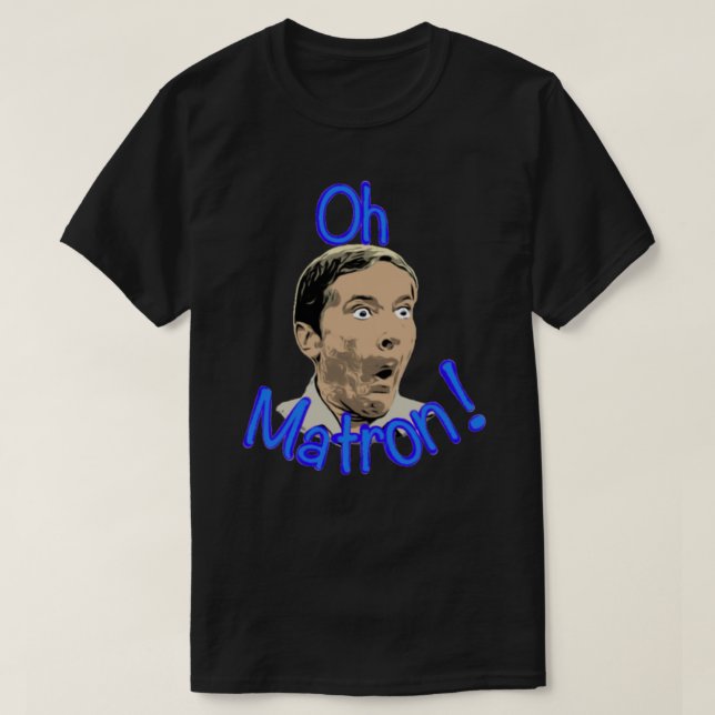 Oh Mater! Kenneth Williams - Weitermachen von Camp T-Shirt (Design vorne)
