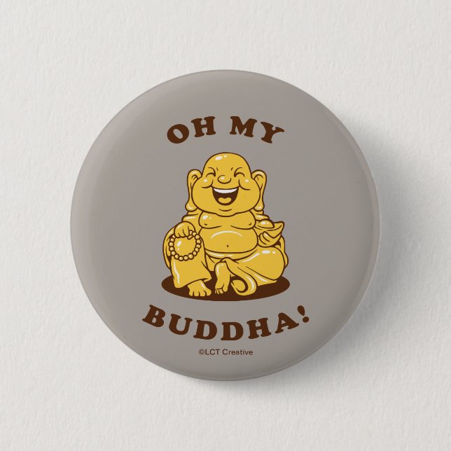 Oh mein Buddha Button (Vorderseite)