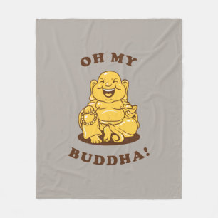 Oh mein Buddha Fleecedecke