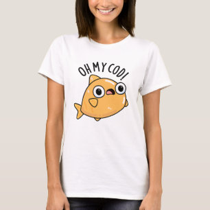 Oh mein Dorsch Lustiger Fisch Wortwitz T-Shirt