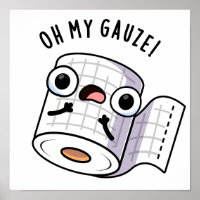 Oh, mein Gauze Funny First Aid Puff