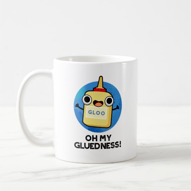 Oh mein Gluedness Funny Super Glue Puff Kaffeetasse (Links)