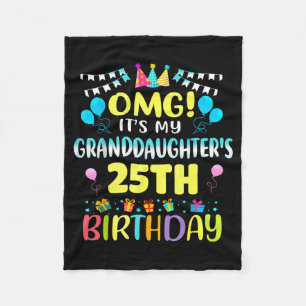 Oh mein Gott, es ist der 25. Geburtstag meiner Enk Fleecedecke