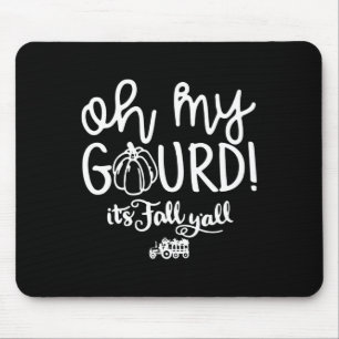 Oh mein Gott, es ist Herbst y'all Halloween Retro Mousepad