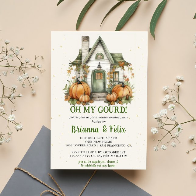 Oh mein Gott! Halloween-Party Einladung (Von Creator hochgeladen)