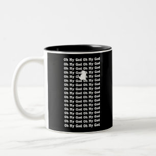 Oh mein Gott Zweifarbige Tasse