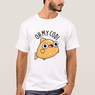 Oh mein Kabeljau Funny Fish Puff T-Shirt