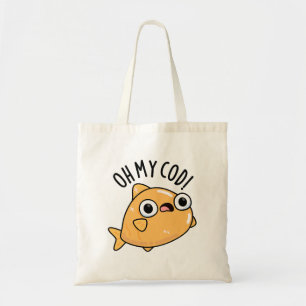 Oh mein Kabeljau Funny Fish Puff Tragetasche