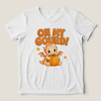 Oh mein Kürbis Süßer Pumpkin Drache Kinder Hallowe Tri-Blend Shirt