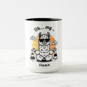 Oh mein Lama, starte deinen Tag mit Humor und Halt Tasse