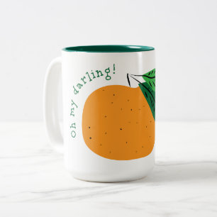Oh mein Liebling Clementine! Zwei-Tone-Kaffee-Tass Zweifarbige Tasse