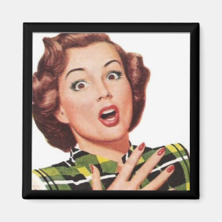 "Oh, mein!" RETRO HOUSEWIFIFF MAGNET