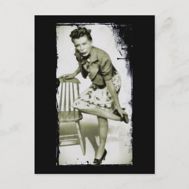 "Oh, meine erwachende Füße Postkarte (Vorderseite)