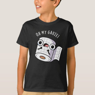 Oh meine Gaze Lustiger Erste-Hilfe-Wortwitz dunkle T-Shirt