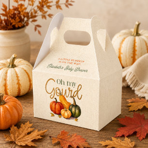 Oh, meine kleine Pumkin-Baby-Dusche Geschenkschachtel