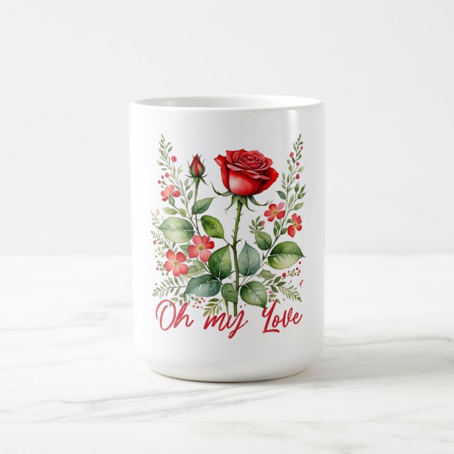 Oh meine Rose Kaffeetasse (Mittel)
