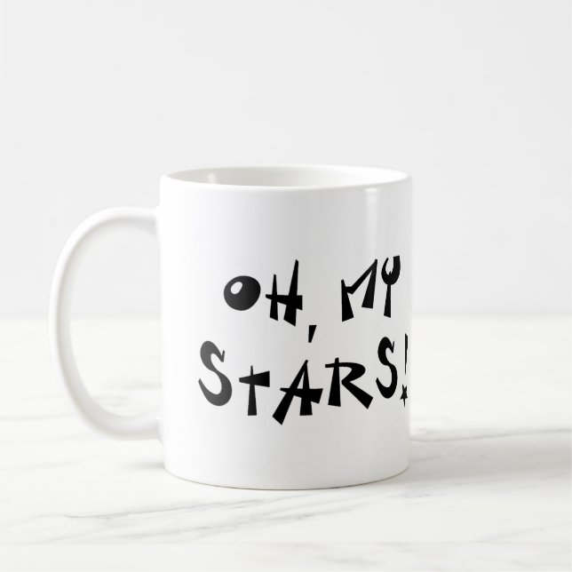 Oh, meine Sterne! Tasse (Links)