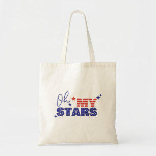 Oh meine Sterne US-Flagge Tragetasche