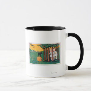 Oh meine Tis Halloween schwarze Katze, die Kinder Tasse