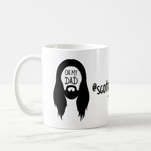 Oh meine Vater-Tasse Kaffeetasse (Links)