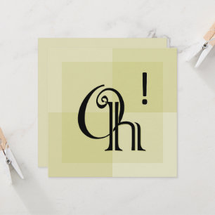 Oh! Moderne expressive Typografie, Jeder Anlass