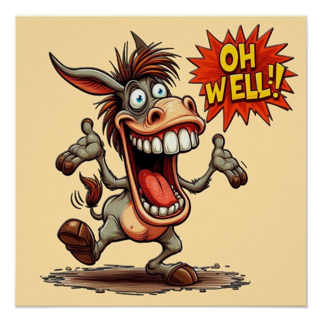 Oh, Mule Glossy Poster (Vorderseite)