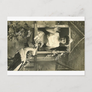 Oh nein! Der Höllenstorch! Postkarte