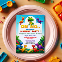 Oh nein! Eine weitere Dinosaurier-Geburtstagsparty