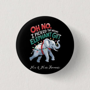 Oh nein, ich habe den falschen Elefanten-Geschenk- Button