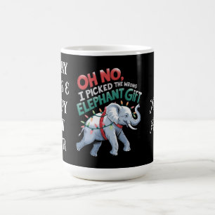 Oh nein, ich habe den falschen Elefanten-Geschenk- Kaffeetasse