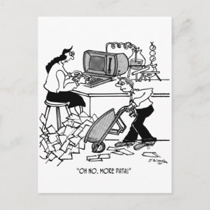 Oh nein. Mehr Daten! Postkarte