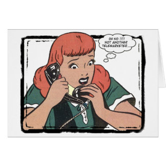 Oh nein! Nicht ein anderer Telemarketer