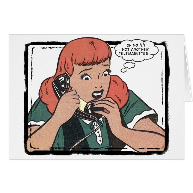 Oh nein! Nicht ein anderer Telemarketer (Vorderseite (Horizontal))