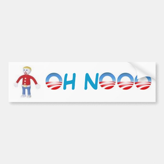 OH- NOOOOO AUTOAUFKLEBER (Vorne)