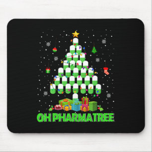 Oh Pharmatree Weihnachtsbaum Apotheke Medikamente Mousepad