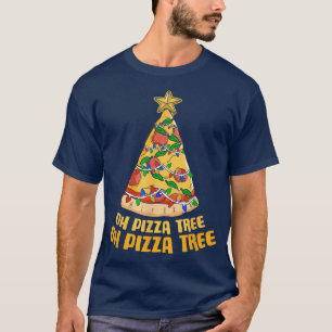 Oh Pizza Tree Käse Backen Weihnachtspizza T T-Shirt
