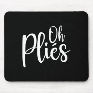 Oh Plies Lustiger Byllet Tanzlehrer Klein Mousepad