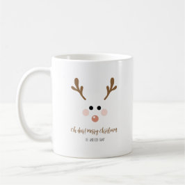 Oh Reh! Frohe Weihnachten Kaffeetasse