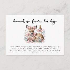 Oh Reh Rosa Mädchen Duschkabine Begleitkarte