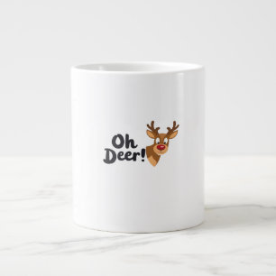 Oh Reh Saubere Minimale Sicht Jumbo-Tasse