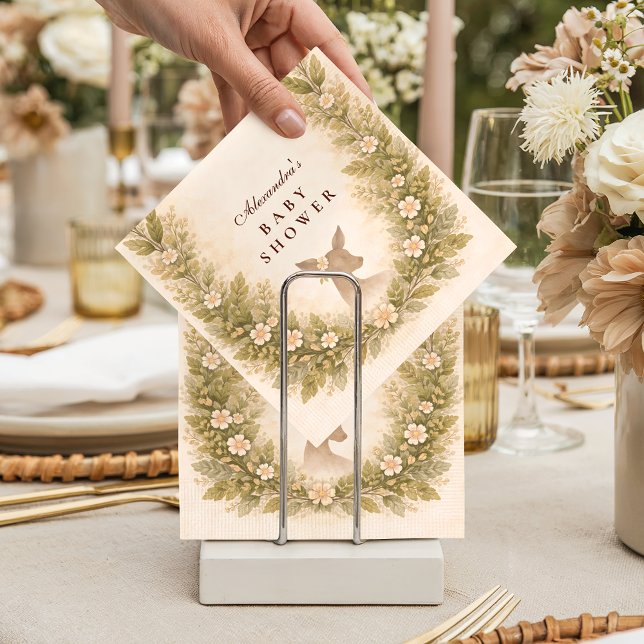 Oh Reh Wald Baby Shower Serviette (Von Creator hochgeladen)