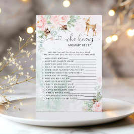 Oh Reh Wer kennt das beste Baby-Duschspiel?