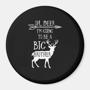 Oh Reh Wird Großer Bruder Weihnachtsankündigung Magnet