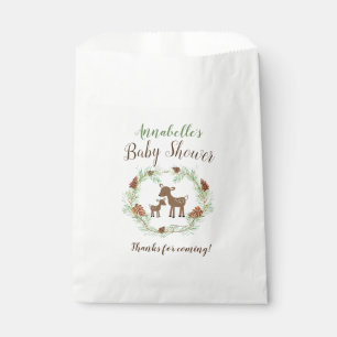 Oh Rotwild-Waldbaby-Duschen-Gastgeschenk-Taschen Geschenktütchen