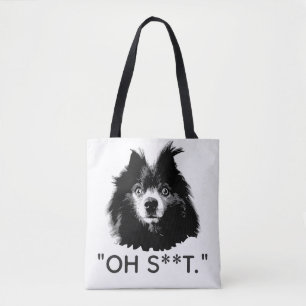 "OH S**T" Lustiger Pom-Tasche